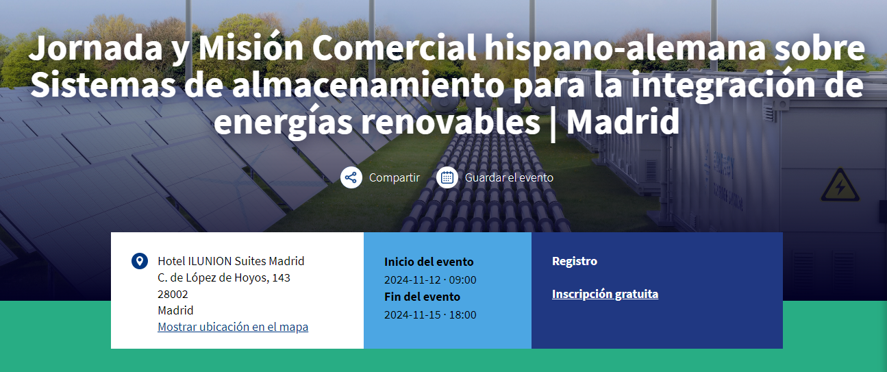 Jornada Hispano -Alemana Energías Renovables